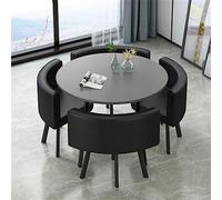Ensemble table de réception et chaise de club moderne avec table de négociation et table de conférence ronde pour salon et salle de réunion