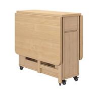 Ensemble table de salle à manger extensible en bois massif - Table avec 4 chaises rembourrées pour petits espaces, balcons, salles à manger et espaces compacts - Parfait pour un salon moderne