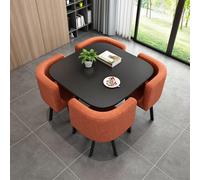 Ensemble table de salle à manger pour bureau, hôtel, hall d'affaires - Table basse et chaise pour espace de loisirs, maison, balcon