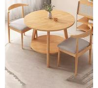 Ensemble table de salle à manger ronde grise pour 2 personnes avec chaises rétro, tissu respirant, table de loisirs idéale pour café, salon et espace de réception