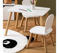 Ensemble Table Et 2 Chaises Enfant - Alex Blanc TU