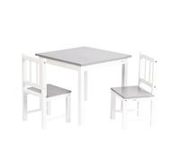 Ensemble Table et 2 Chaises pour Enfant - Bois de Haute Qualité - Design Ergonomique et Durable - Idéal pour Peinture, Jeux et Repas