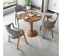 Ensemble table et chaise de bureau moderne pour salle de réception, salle à manger, économie d'espace, petites tables de salle de conférence avec siège à dossier souple de style professionnel