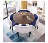 Ensemble table et chaise de bureau ronde, taille L, simple, créatif, loisirs, négociation pour salle à manger, cuisine