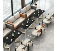 Ensemble table et chaise pour canapé - Sièges commerciaux pour café, salon de thé et magasin de thé au lait - Plusieurs configurations disponibles