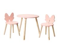 Ensemble table et chaise pour enfants rose - H & S COLLECTION