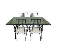 Ensemble table et chaises - AXI - Leonie - Mosaïque - Résistant aux intempéries - 5 pièces