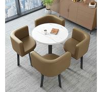 Ensemble table et chaises club pour bureau, réception, cuisine, salle à manger, chambre, balcon, bibliothèque, salon, café - Ensemble de meubles élégants et polyvalents