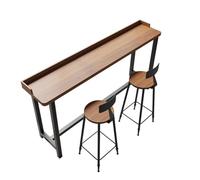 Ensemble table et chaises de bar pour 2 personnes avec dossier, solution de salle à manger peu encombrante pour les petites cuisines, pubs et espaces extérieurs
