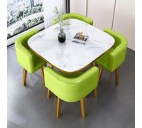Ensemble table et chaises de bar pour petit déjeuner - Mobilier moderne peu encombrant pour cuisine et salon - Siège à dossier souple - Parfait pour une utilisation au bureau ou en conférence