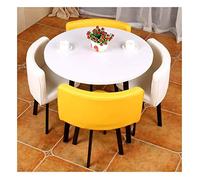 Ensemble table et chaises de bureau - Design minimaliste moderne pour salon, cuisine, salle à manger et salon - Table basse de réception élégante - Meuble de loisirs chic