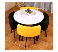 Ensemble table et chaises de bureau modernes et minimalistes - Table basse pour la maison, les loisirs, le salon, la cuisine et la salle à manger, le bureau, la réception, le salon avec des accents