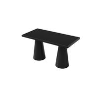 Ensemble Table Et Chaises De Café Industriel Moderne, Mobilier De Salle À Manger Minimaliste en Métal Noir, Bureau De Bistro Rond Et Carré, Siège Rembourré en Simili Cuir(G)