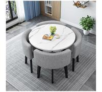 Ensemble table et chaises de conférence compactes pour bureau, réception, cuisine, petit déjeuner, bar dans les petits espaces