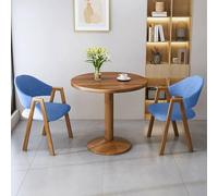 Ensemble table et chaises de conférence compactes pour deux personnes - Mobilier de bureau peu encombrant pour petites salles de réunion