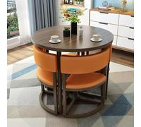 Ensemble table et chaises de réception de bureau, ensemble de salle à manger de conférence pour économiser de l'espace, table de négociation élégante avec chaises, idéal pour les salles de réunion