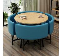 Ensemble table et chaises de salle à manger avec table basse, meuble multifonction pour salon, cuisine, balcon