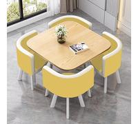 Ensemble table et chaises de salle à manger, combinaison nordique de réception et de négociation