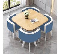 Ensemble table et chaises de salle à manger, combinaison nordique de réception et de négociation