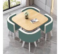 Ensemble table et chaises de salle à manger, combinaison nordique de réception et de négociation