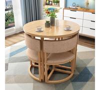 Ensemble table et chaises de salle à manger modernes pour salon, balcon, salon et espaces de négociation d'entreprise