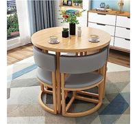 Ensemble table et chaises de salle à manger pliables modernes pour le travail et la maison, petite table ronde adaptée pour salle de conférence, table basse et espace de loisirs.