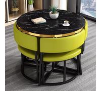 Ensemble table et chaises de salle à manger pour cuisine, bureau et salon - Design moderne et simple