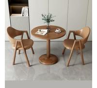 Ensemble table et chaises de salle à manger rondes modernes en métal pour 2 chaises rembourrées en éponge haute résilience Parfait pour bureau, café, bar et cuisine