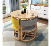 Ensemble table et chaises de salle à manger rondes pour bureau, réception, négociation et espace de loisirs, petite table ronde et chaise pour la maison, le balcon et le salon, design assorti aux