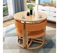 Ensemble table et chaises de salle à manger rondes - Table et chaise de réception pour bureau, maison, balcon - Parfait pour le salon et le salon