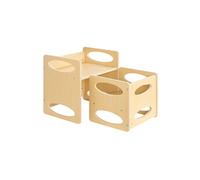 VEVOR Ensemble Table et Chaises pour Diversification Alimentaire Enfants, Mobilier pour DME en Bois, Table de d'Activités pour Enfants à Hauteur Réglable, pour Dessiner Lire Manger, Tout-Petits