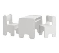 Ensemble table et chaises enfant blanc Gris G