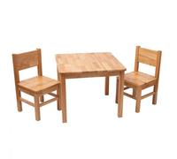 Pioupiou et Merveilles Table et chaise 4-7 ans Ensemble Table et Chaises Enfant en bois Bois naturel 4-7 ans Bois Naturel