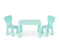 Ensemble Table Et Chaises Pour Enfants Pour Jouer Manger Dessiner Apprentissage Pour Enfants 1 À 7 Ans Vert Helloshop26 20_0008535