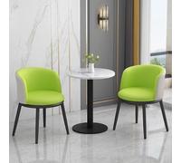 Ensemble table et chaises rondes compactes pour les loisirs, idéal pour les cafés, les salons de thé et les halls d'hôtel