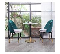 Ensemble table et chaises rondes - Solution compacte pour bureau, hôtel, magasin de vêtements, comprend 1 table et 3 chaises