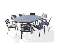 Ensemble table et fauteuils de jardin pelosa