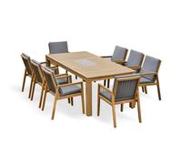 Ensemble table et fauteuils de jardin sullana