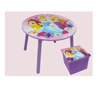 Ensemble Table et tabouret de rangement Disney Princesses