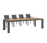 Ensemble table + fauteuils Bizzotto Cameron 8 personnes