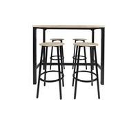CORTEZ - Ensemble Table Haute et 4 Tabourets en MDF et Pieds Métal Noir - Altobuy Marron https://www.fnac.com/mp50086838/CORTEZ-Ensemble-Table-Haute-et-4-Tabourets-en-MDF-et-Pieds-Metal-Noir-Altobuy/w-4?oref=e152573f-f47f-5c37-3f62-d45caa015154