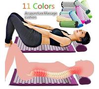 Ensemble Tapis D'acupression Et Oreiller Cervical Pour Soulager La Douleur, Se Détendre Et Améliorer La Circulation