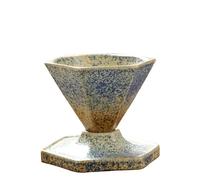 Ensemble tasse à café et soucoupe en céramique diamant 160 ml, tasse à thé faite à la main, tasse à café créative, tasses for la maison et le bureau, cadeau et présent(Blue)