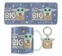 Ensemble tasse et porte-clés Star Wars (design Grogu), tasse à café Baby Yoda 315 ml et porte-clés, cadeaux Star Wars - Produit officiel