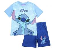 Ensemble Tee shirt et short Lilo & Stitch bleu ciel - - Bleu 5 ans