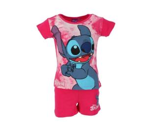 Ensemble Tee shirt et short Lilo &amp Stitch fushia - - Fushia 5 ans