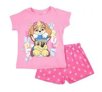 Ensemble tee shirt et short Pat patrouille fille rose foncé - - Rose 8 ans