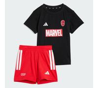 Ensemble tee-shirt Marvel Spider-Man pour enfants Black / White 9-12M