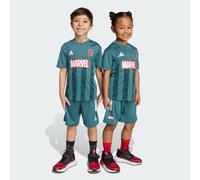 Ensemble tee-shirt Marvel Spider-Man pour enfants Preloved Teal / White 18-24M