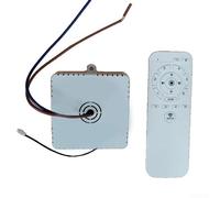 Ensemble télécommande de ventilateur de plafond 2,4 G avec convertisseur de fréquence, contrôle du moteur DC Inverter pour lumière LED et ventilateur, entrée 220-265 V, sortie CC 24 V, blanc (A)